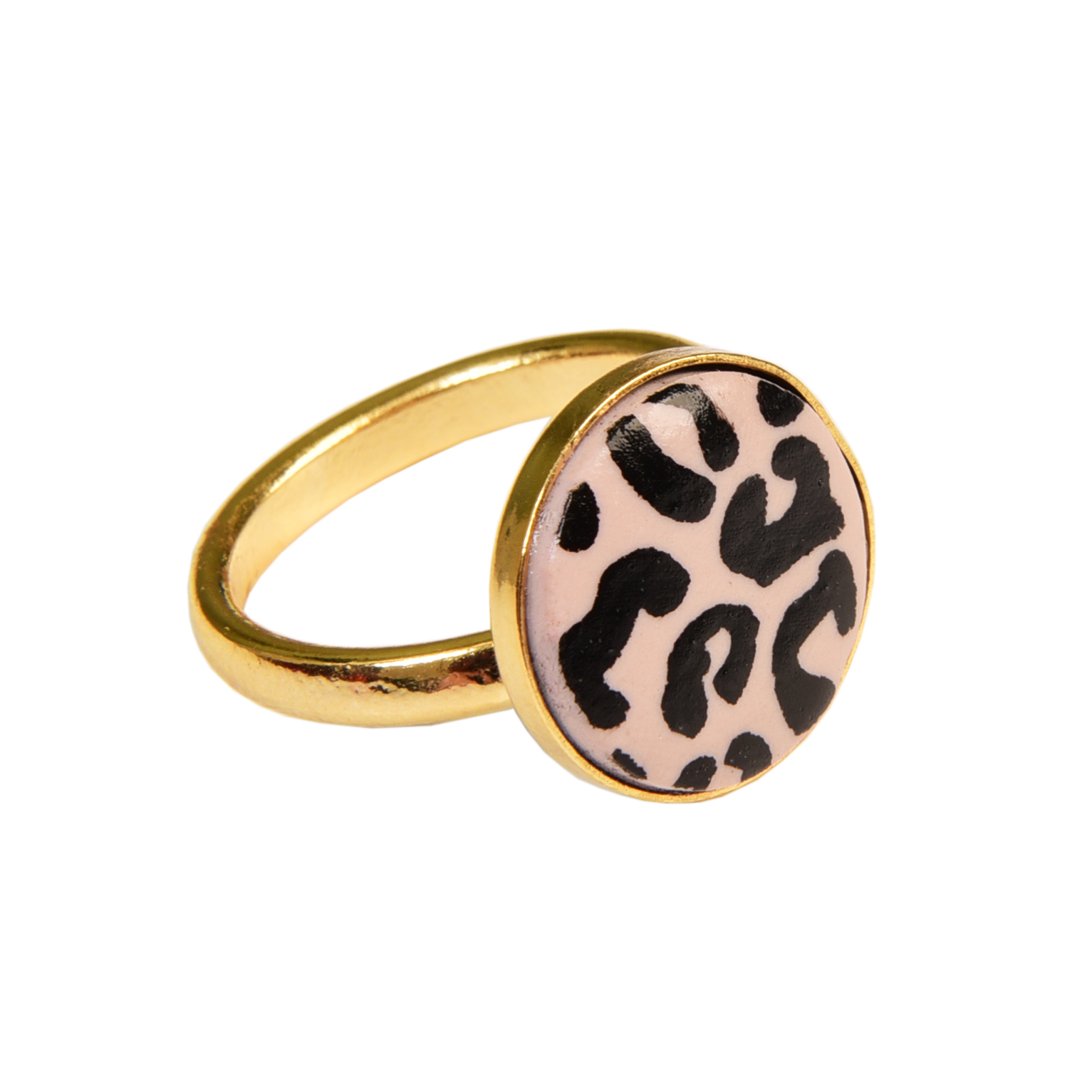 Bague " léopard -gold"